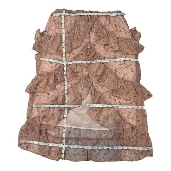 Etophe Studios Women’s  Pink Flower Color , Polyester/ Rayon Dress.Size Large. - Picture 11 of 12